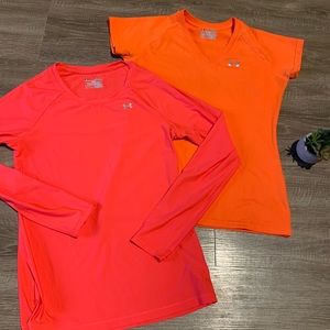 Under Armour XS Heat Gear Running Tops Bundle